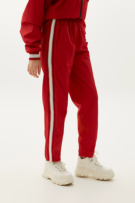 Trousers KRIS. Trousers, pants. Color: red. #3038481