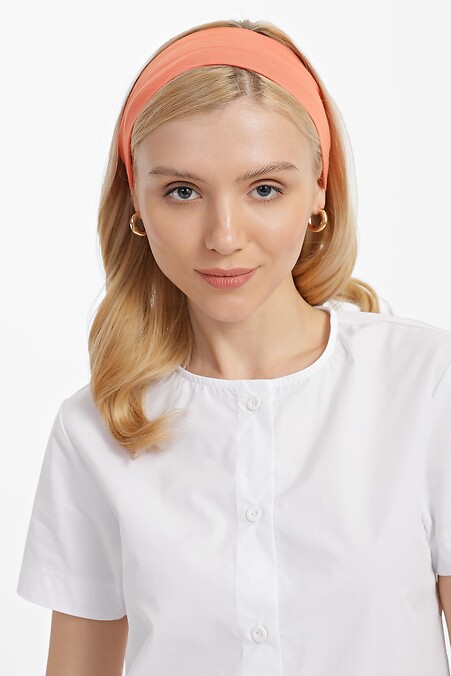 Headband. Hats. Color: orange. #3040482