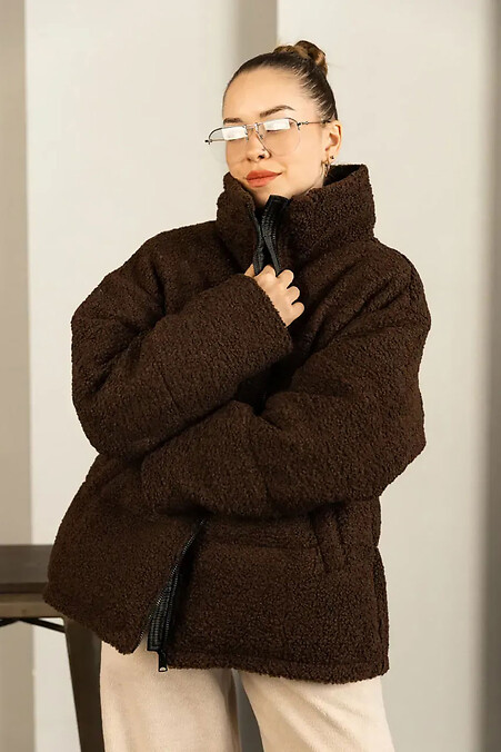 Жіноча куртка Filora, коричнева - #8031482