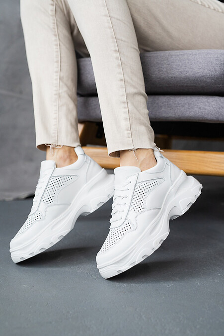 Female sneakers. Sneakers. Color: white. #8018484