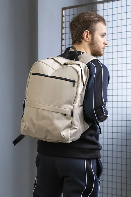 Чоловічий рюкзак Amega, бежевий - #8031487