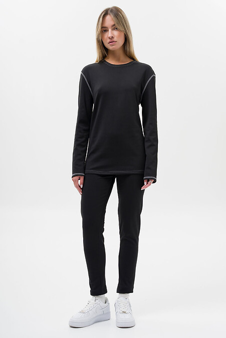 Жіночий Комплект Термобілизни Демісезонний Бавовняний Celsius Black - #8055488