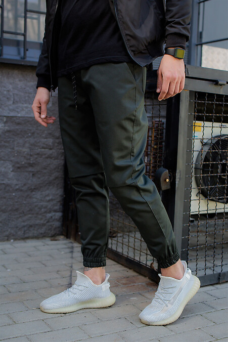 Spodnie Joggers bez. Spodnie. Kolor: zielony. #8048492