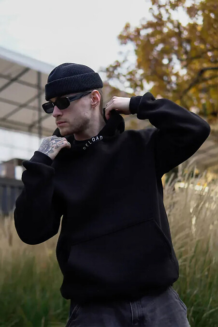 Męska ocieplana bluza Peak, czarna - #8031494