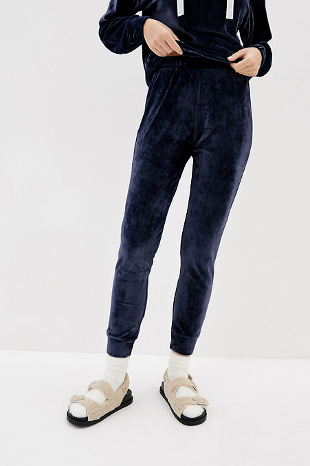 Trousers DONATA-H. Trousers, pants. Color: blue. #3038504
