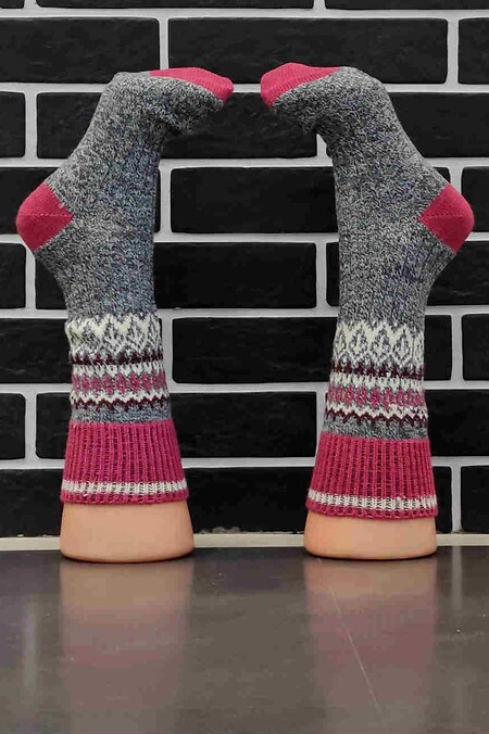 Шкарпетки “Pink”. Гольфи, шкарпетки. Колір: сірий. #8024504