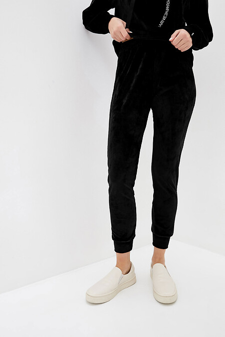 Trousers DONATA-H. Trousers, pants. Color: black. #3038505