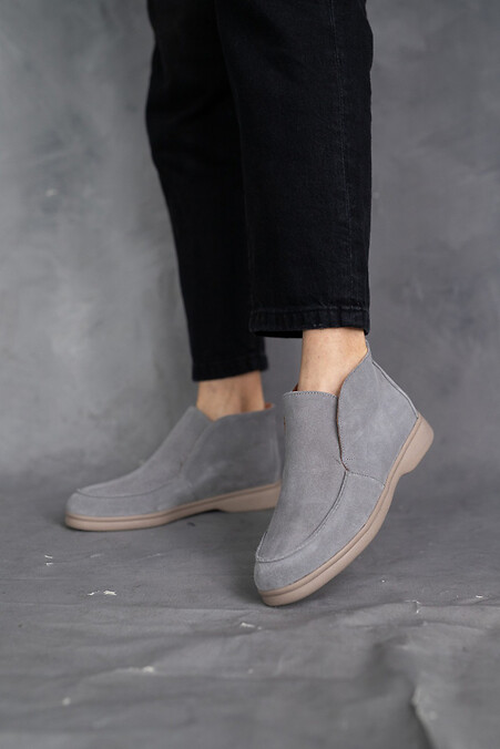 Женские ботинки. Ботинки. Цвет: серый. #8018507