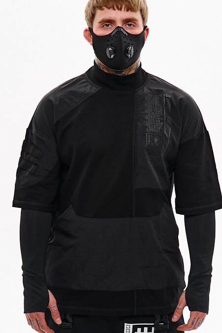 Longsleeve firmy Hasashi. Golfy i bluzki z długim rękawem. Kolor: czarny. #8037513