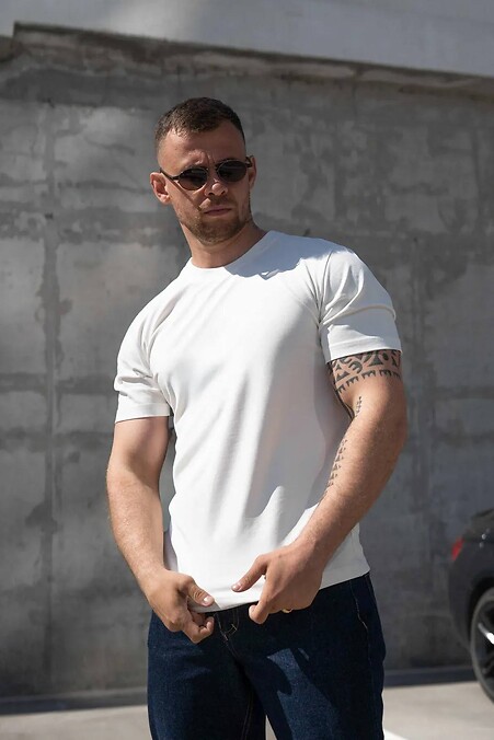 Koszulka męska z bawełny Teamv Basic - #8034518