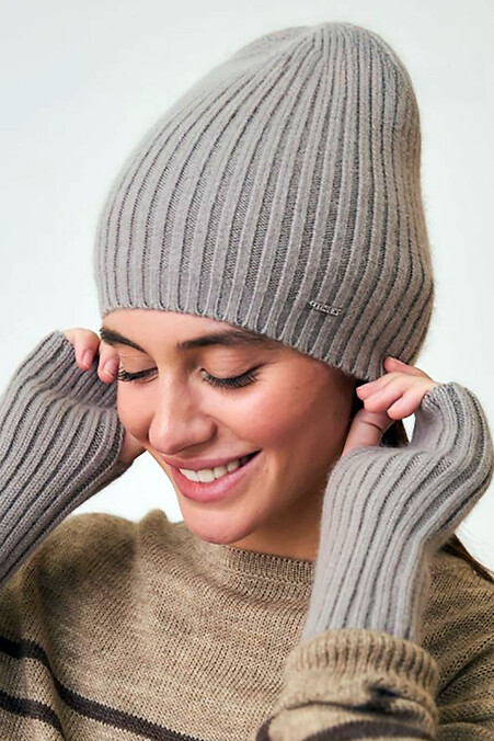 Женские митенки М-19, кварцевый - #4496532