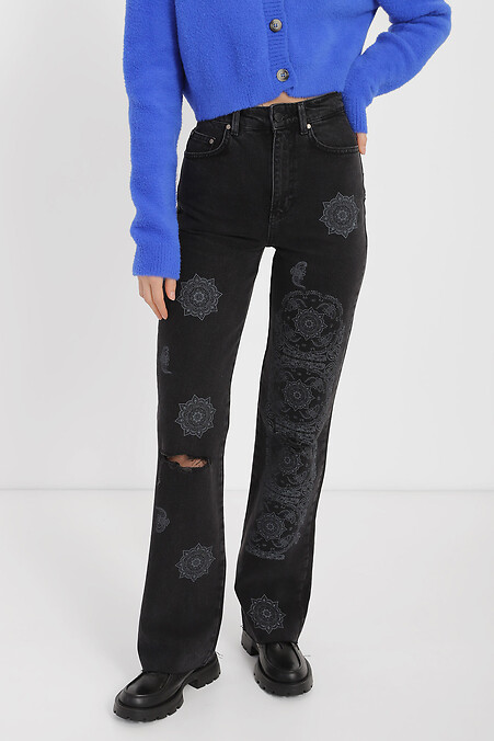Jeans for women. Jeans. Color: black. #4014533