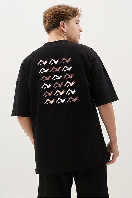 Koszulka oversize POOL. Koszulki. Kolor: czarny. #9001537