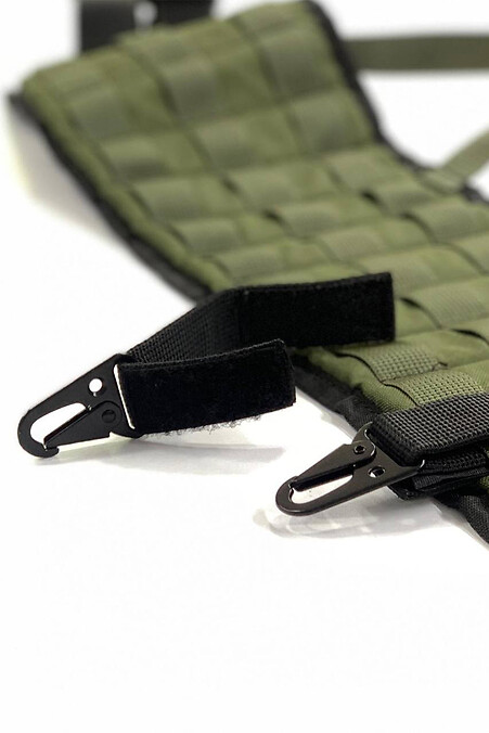 Velcro keychains for M.O.L.L.E.. tactical gear. Color: black. #8039544