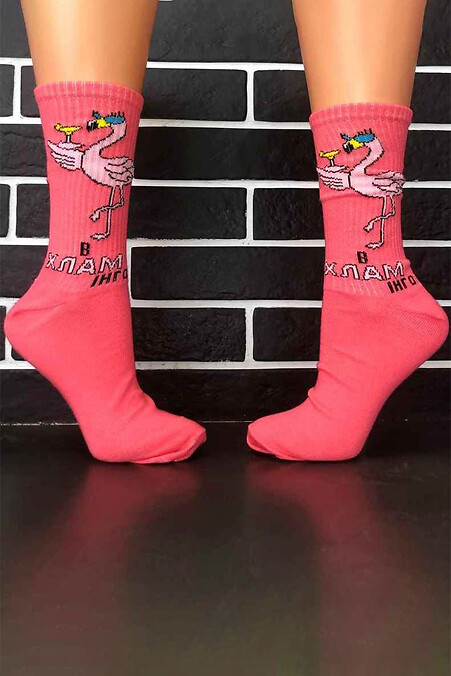 Шкарпетки "Flamenco". Гольфи, шкарпетки. Колір: рожевий. #8024545