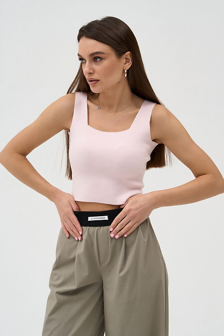 Майка жіноча рожевого кольору - #4038559