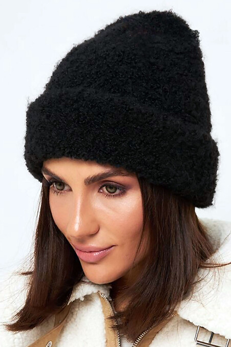 Женская шапка MISSY ЧИА черного цвета - #4496559