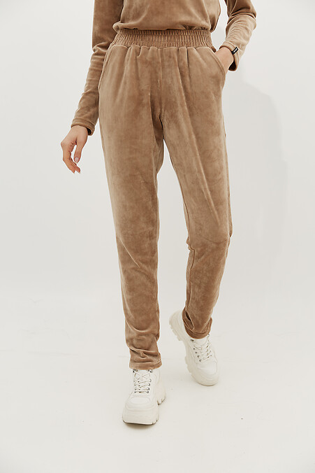 Trousers TEODORA2. Trousers, pants. Color: beige. #3038566