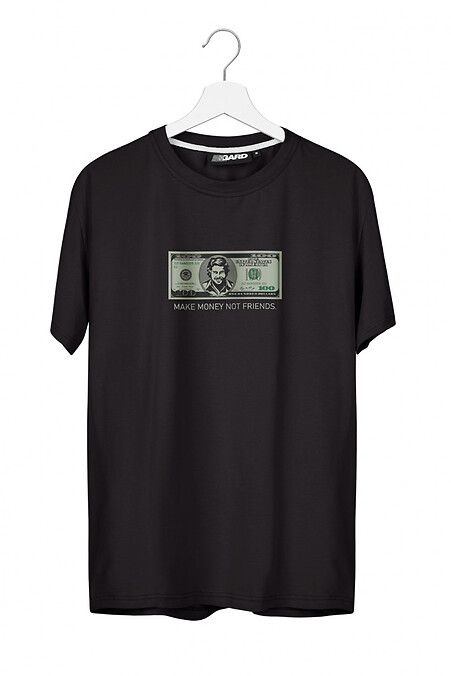 T-shirt Make money not friends | black 3/21. T-shirts. Color: black. #8011572