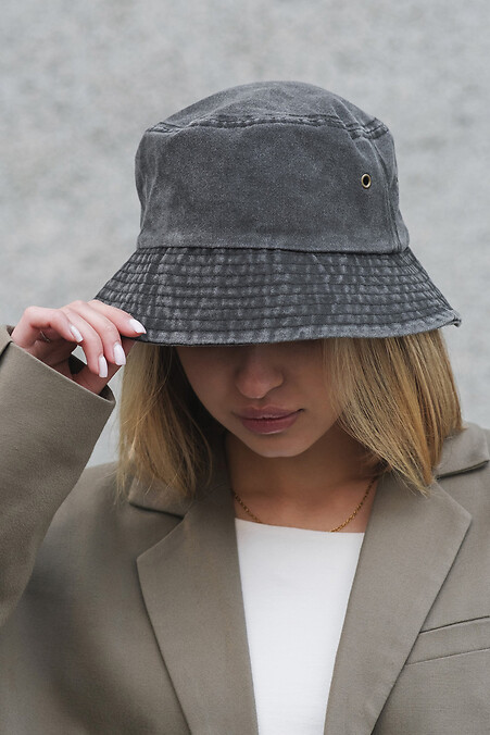 Women's Panama Hat Craps Gray - #8049573