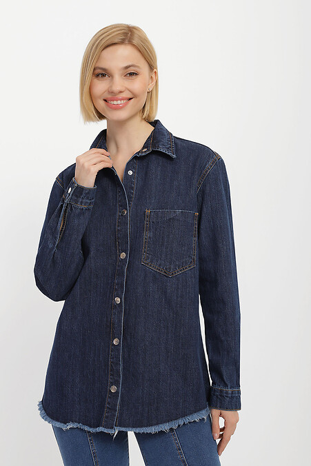 Women's denim jacket. Jeans. Color: blue. #4014586