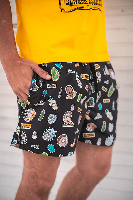 Rick and Morty Custom Wear Swim Shorts - #8025586