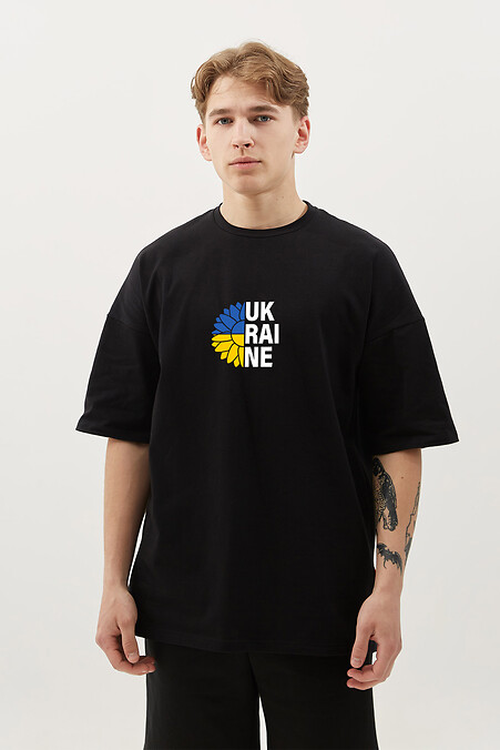 Мужская футболка UK_RAI_NE. Футболки, майки. Цвет: черный. #9000586