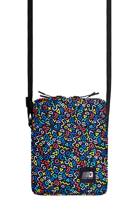 Shoulder Bag MINI | doodle 4/19. Messengers. Color: blue. #8011595