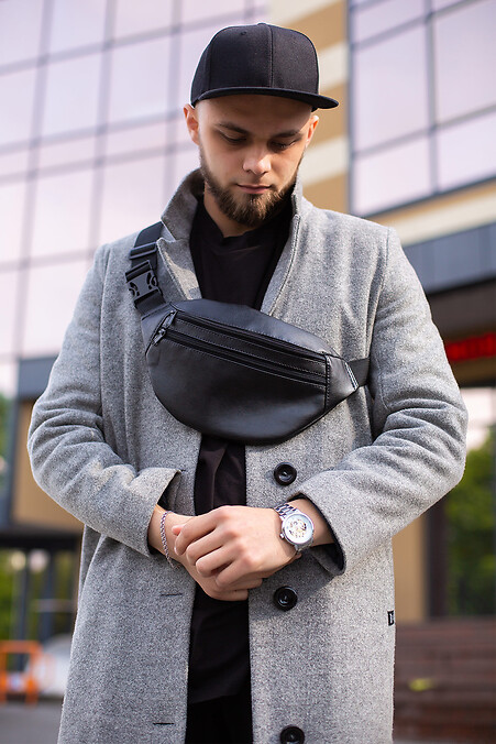 Saszetka na pas Diamond Black - #8042595