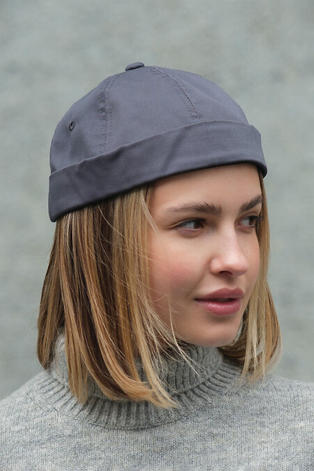 Women's Docker Cap Monarch Dark Gray - #8049597