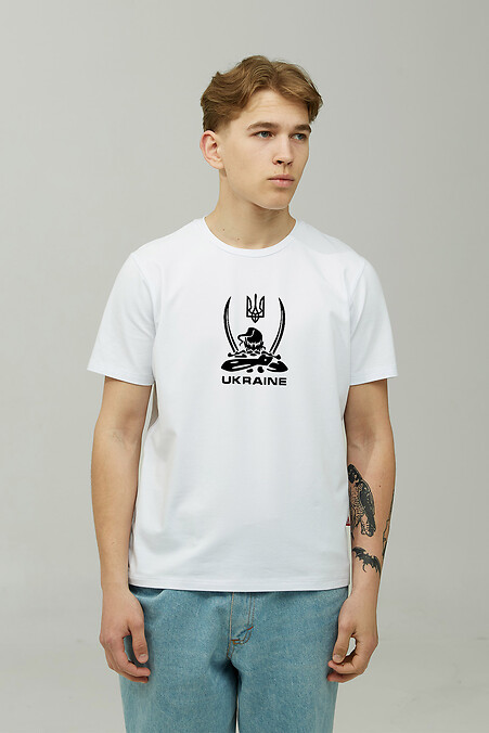 Чоловіча футболка Козак_UKRAINE - #9000597
