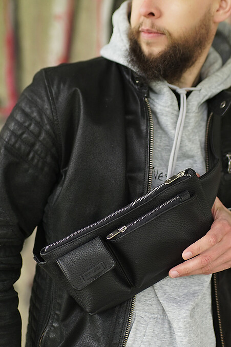 Lange schwarze Bananentasche - #8039606