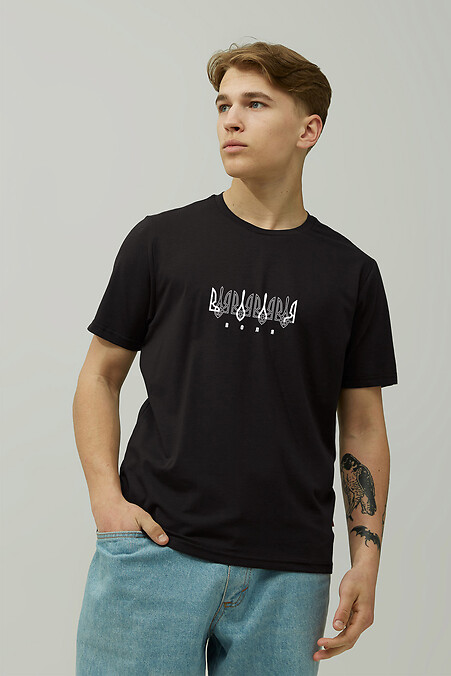 Man's T-shirt ВОЛЯ_Герби. T-shirts. Color: black. #9000650
