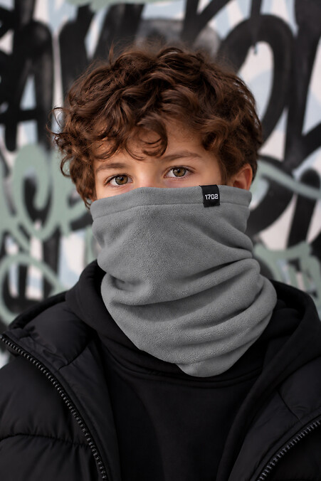 Дитячий Флісовий Баф Для Хлопчика Without Frost Gray - #8056694