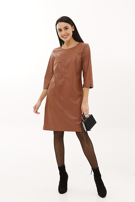 Dress AVRORA. Dresses. Color: brown. #3039697