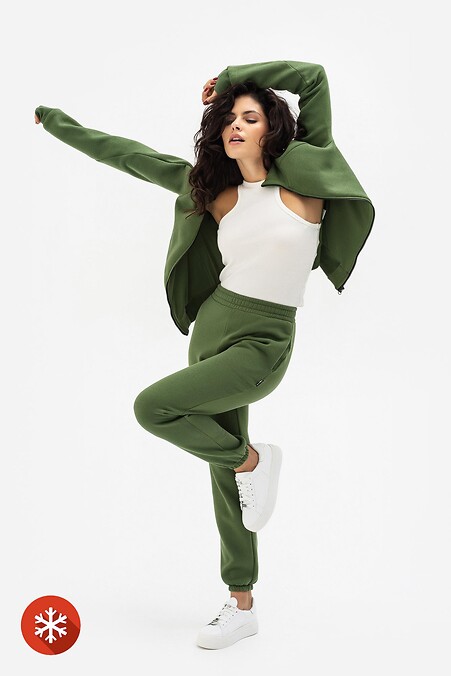 Insulated suit MILLI-1. Sportswear. Color: green. #3034715