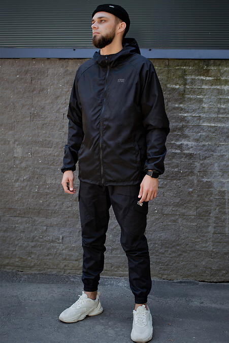 Куртка Ветровка Rain Reflctive. Верхняя одежда. Цвет: черный. #8048719