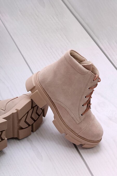 Women's demi boots. Boots. Color: beige. #4205720