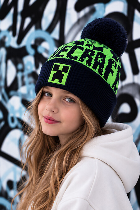 Fleece-Wintermütze für Mädchen - #8056753