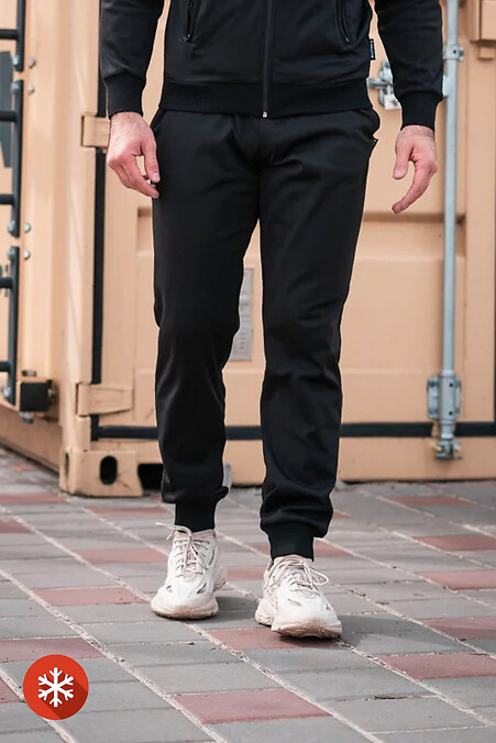 Hose Custom Wear dünnes Fleece Klassisch Schwarz - #8025756