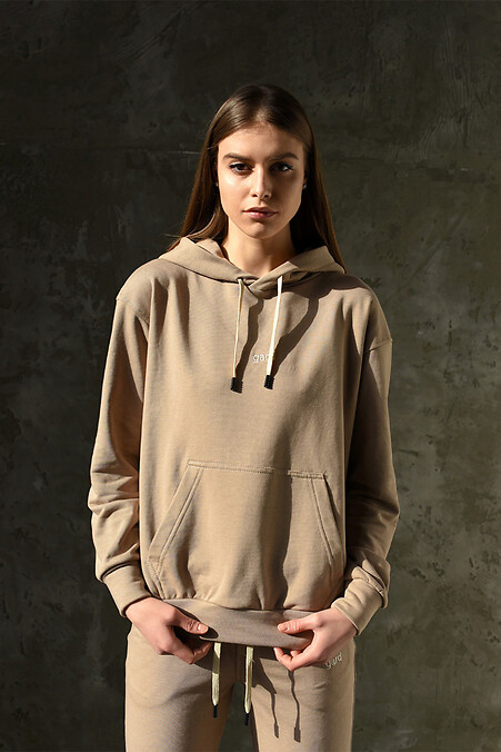 Women's OVERSIZE hoodie with embroidered logo - #8011768