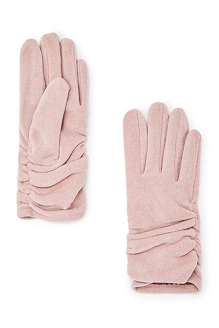Weibliche Handschuhe. Handschuhe. Farbe: rosa. #4007769