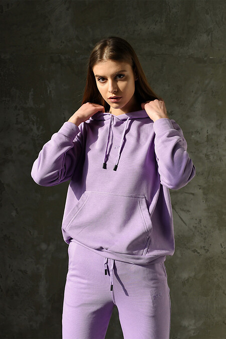 Women's OVERSIZE hoodie with embroidered logo - #8011770