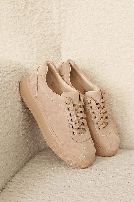 Genuine suede sneakers. sneakers. Color: pink. #4205778