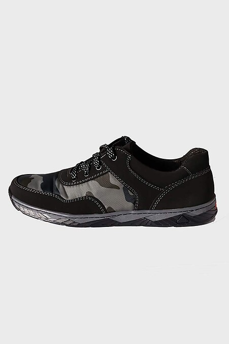 Men's textile sneakers. Sneakers. Color: black. #4205779