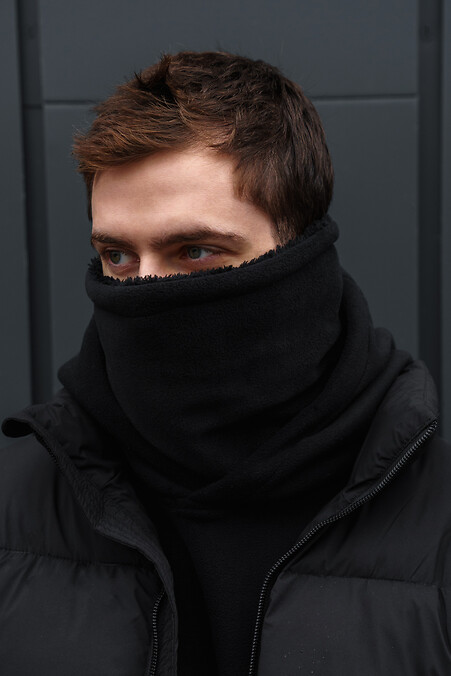 Мужской Зимний Теплый Флисовый Бафф На Меху Without Expedition Black - #8056784
