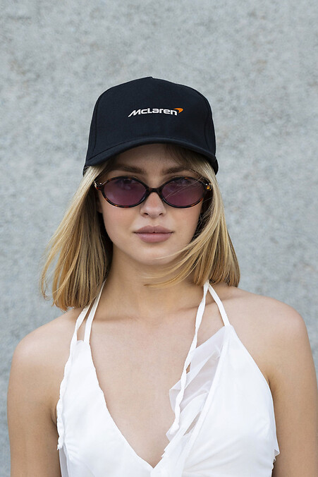 Women's Trucker Baseball Cap With McLaren Black Print - #8049786