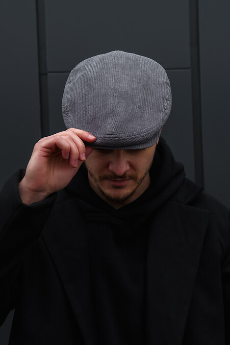 Gerippte Kangol-Mütze für Herren, ohne Maestro-Grau - #8056796