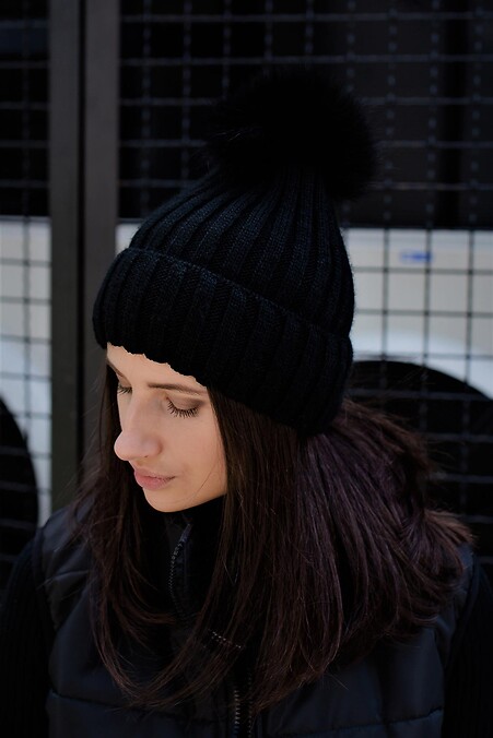 Allgemeine Wintermütze. Hüte. Farbe: das schwarze. #8048798