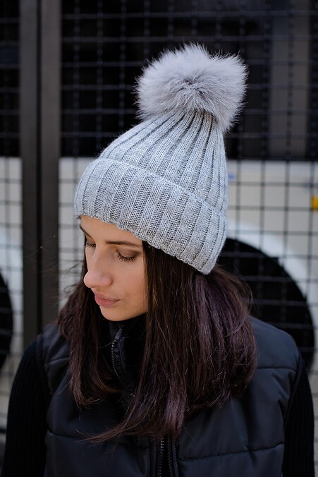 Allgemeine Wintermütze. Hüte. Farbe: grau. #8048802